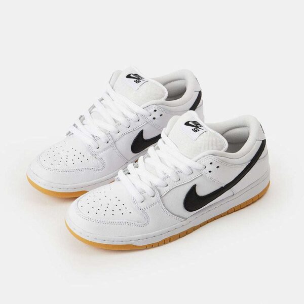 Nike SB Dunk Low White & Gum Light Brown