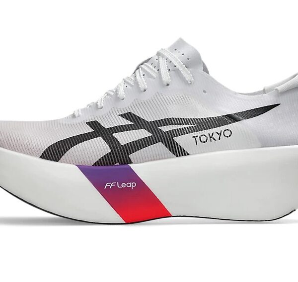 Asics Metaspeed Ray White & Flash Red