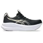 ASICS GEL-NIMBUS 28 Black & Feather Grey EXTRA WIDE