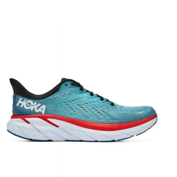 Hoka One Clifton 8 Real Teal Aquarelle