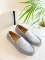 Dior Grey Men’s Loafers