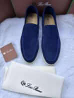 Loro Piana Blue Men’s Loafers