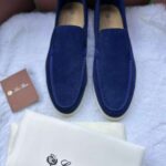 Loro Piana Blue Men’s Loafers