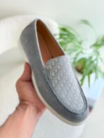 Dior Grey Men’s Loafers - Image 4