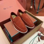 Loro Piana Summer Walk Loafer Dried Red - Image 3