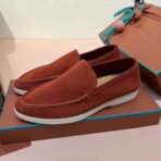 Loro Piana Summer Walk Loafer Dried Red - Image 2