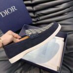 Dior Navy Blue Men’s Loafers - Image 4