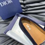 Dior Navy Blue Men’s Loafers - Image 5