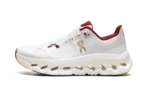On Cloudtilt Sneakers In White And Maroon