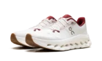 On Cloudtilt Sneakers In White And Maroon - Image 3