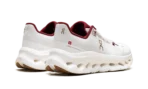 On Cloudtilt Sneakers In White And Maroon - Image 4