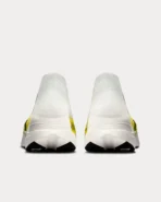 On - Cloudboom Strike LS White / Lime Running Shoes - Image 4
